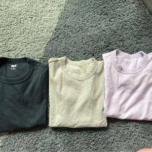 3 Uniqlo T shirts